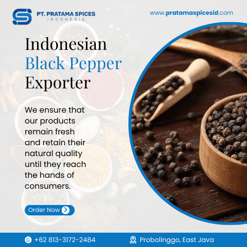 Indonesian Black Pepper Exporter