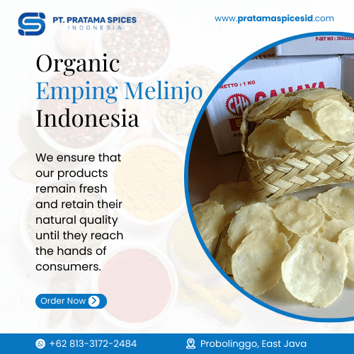Organic Emping Melinjo Indonesia